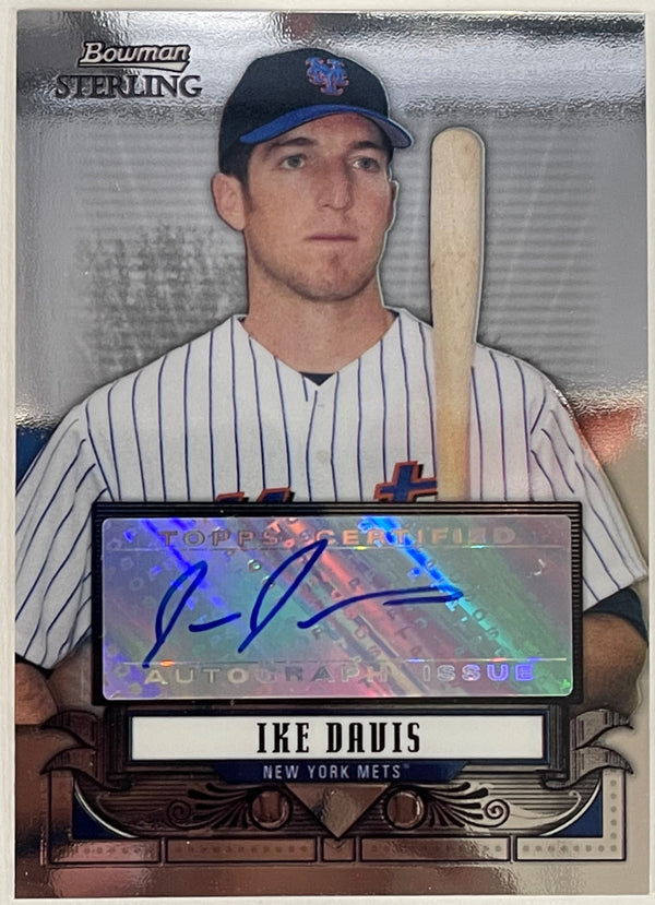 Ike Davis Autographed 2008 Bowman Sterling Card