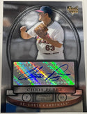 Chris Perez Autographed 2008 Bowman Sterling Card