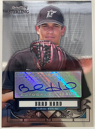 Brad Hand Autographed 2008 Bowman Sterling Card