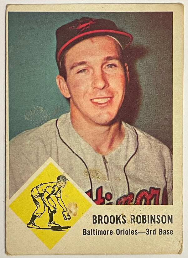 1963 Fleer Brooks Robinson Baltimore Orioles Baseball Card #4