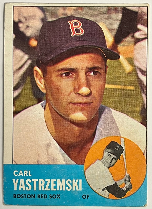 1963 Topps Carl Yastrzemski Boston Red Sox Baseball Card #115