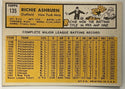 Richie Ashburn 1963 Topps Baseball Card #135 New York Mets