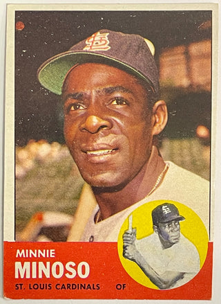 Minnie Minoso 1963 Topps Baseball Card #190 St Louis Cardinals