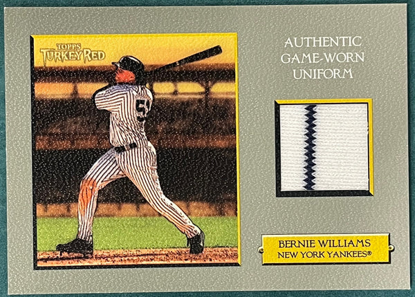 Bernie Williams 2006 Topps Turkey Red Game Worn Jersey Card