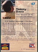 Tommy Davis 1994 Signature Rookies Autographed Card #4720/7750