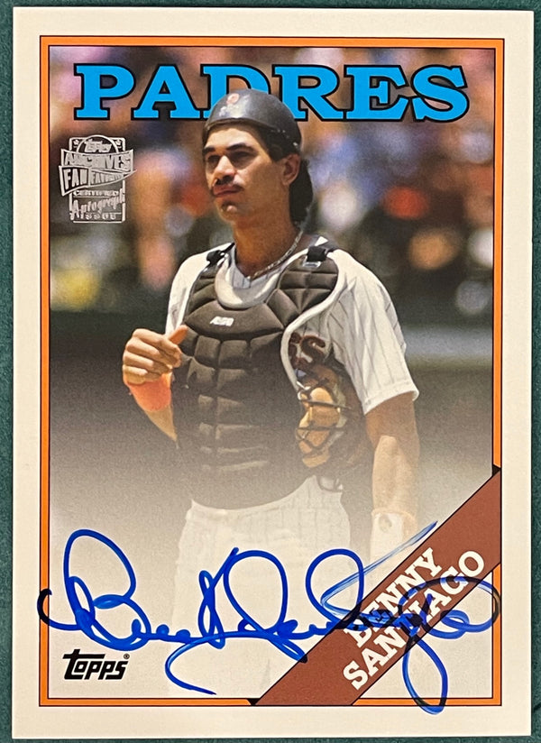 Benny Santiago 2013 Topps Archives Fan Favorites Autographed Card