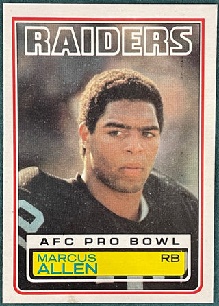 Marcus Allen 1983 Topps Football Card No.294