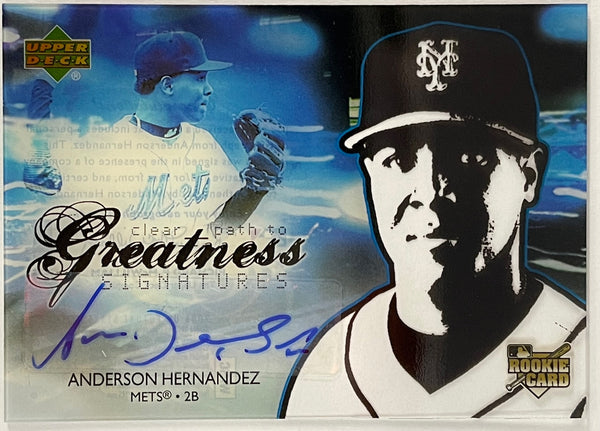 Anderson Hernandez 2006 Upper Deck Future Stars Autographed Card