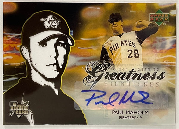 Paul Maholm 2006 Upper Deck Future Stars Autographed Card