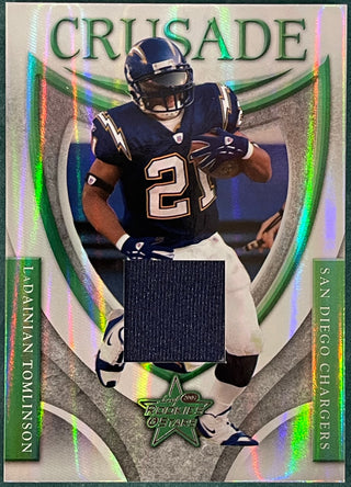 LaDainian Tomlinson 2007 Donruss Rookie & Stars Game Used Jersey Card