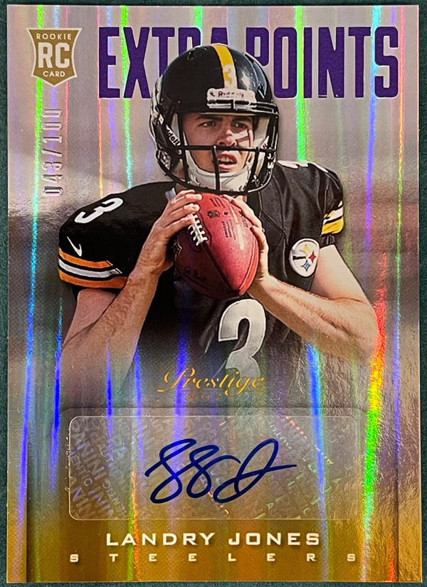 Landry Jones 2013 Autographed Panini Prestige Card