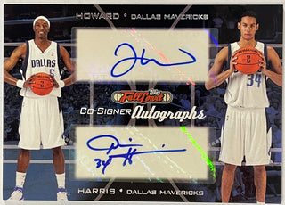 Devin Harris & Josh Howard Autographed 2006 Topps Full Court Card