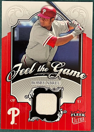 Bobby Abreu 2006 Fleer Ultra Feel the Game Jersey Card