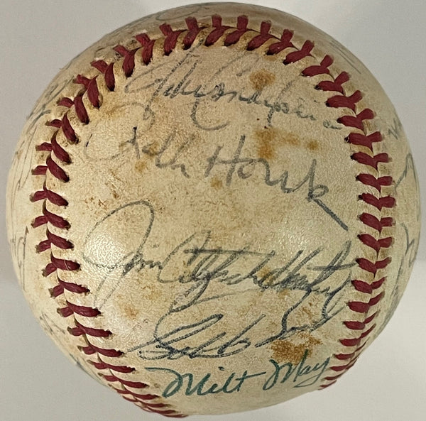 Old Timers Autographed Official Major League Baseball