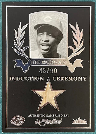 Joe Morgan 2004 Fleer Game Used Bat Card #46/90