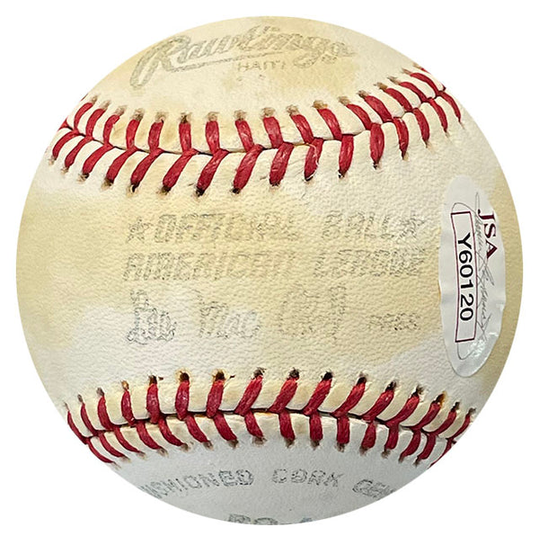 Ted Williams Autographed Lee MacPhail Baseball (JSA)