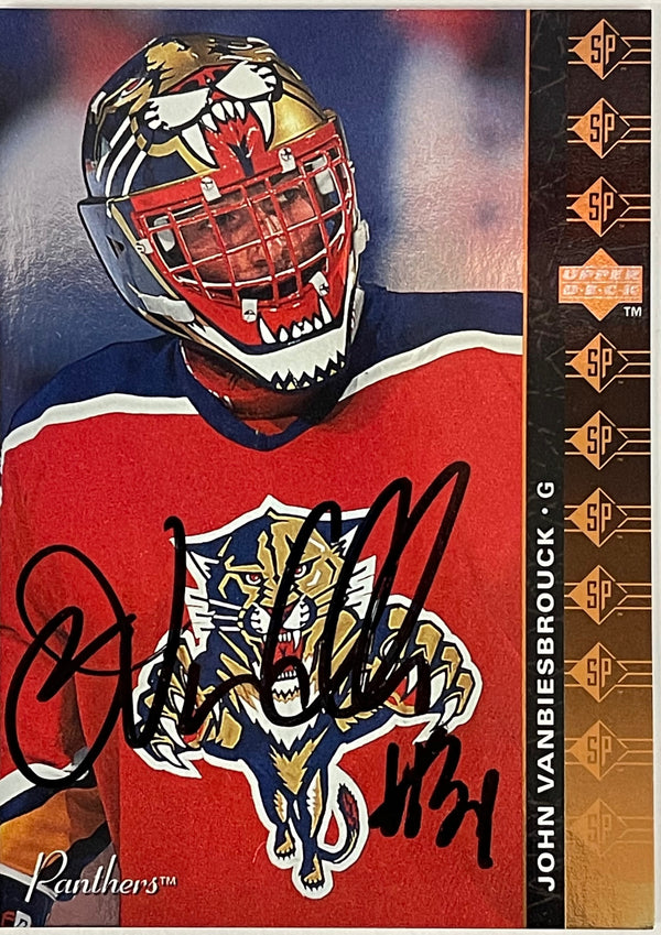 John Vanbiesbrouck Autographed 1994-95 Upper Deck SP Card