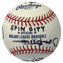 Spin City Cast Autographed Baseball (JSA)