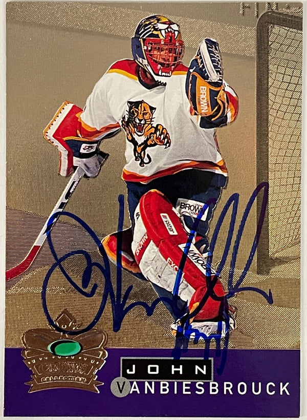 John Vanbiesbrouck Autographed 1996-97 Parkhurst Card