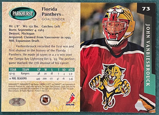 John Vanbiesbrouck Autographed 1994-95 Parkhurst Card