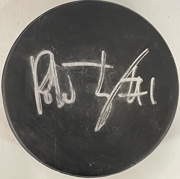 Roberto Luongo Autographed Puck