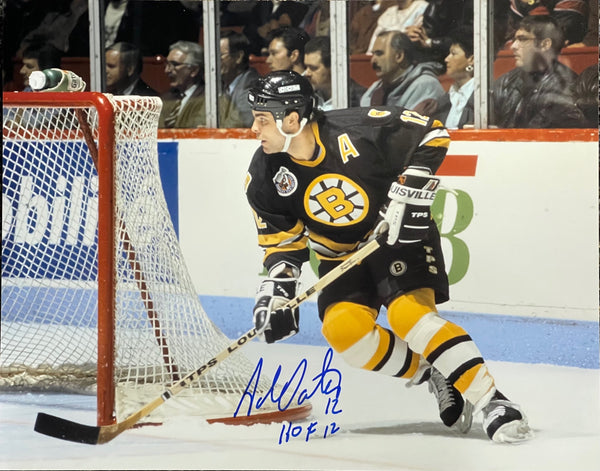 Adam Oates Autographed 8x10 Photo Boston Bruins