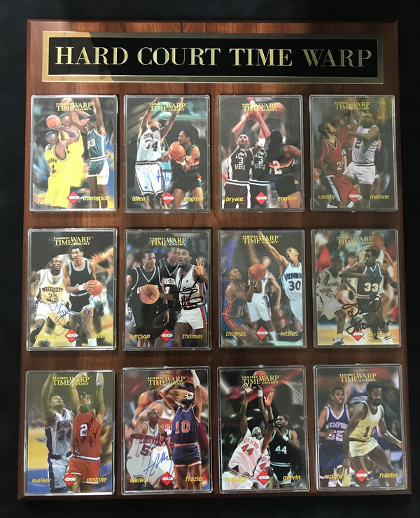 1996 Collectors Edge Time Warp Autographed Card Set