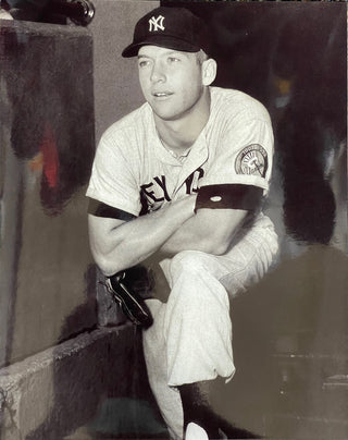 Mickey Mantle Unsigned 8x10 Baseball Photo