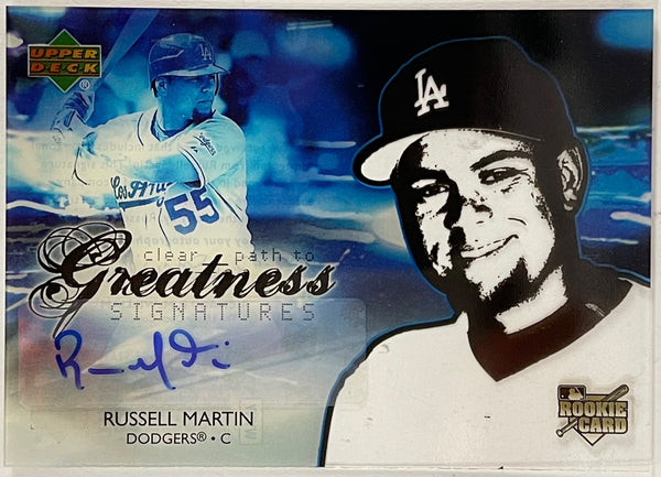 Russell Martin Autographed 2006 Upper Deck Future Stars Rookie Card