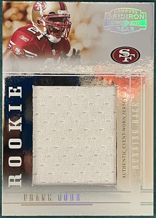 Frank Gore 2005 Donruss Gridiron Gear Jersey Card #38/92