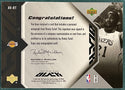 Ronny Turiaf 2006-07 Autographed Upper Deck Black Card #51/99