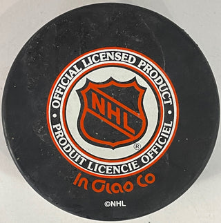 Paul Laus Autographed 1996 Stanley Cup Puck