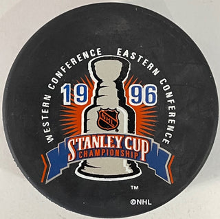 Ray Sheppard Autographed 1996 Stanley Cup Puck