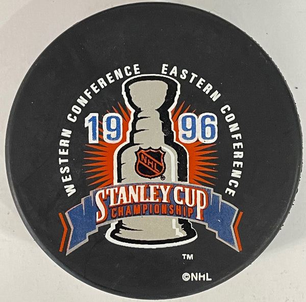 Rob Niedermayer Autographed 1996 Stanley Cup Puck