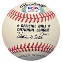 Hank Aaron Autographed Baseball (PSA Auto Grade 9)