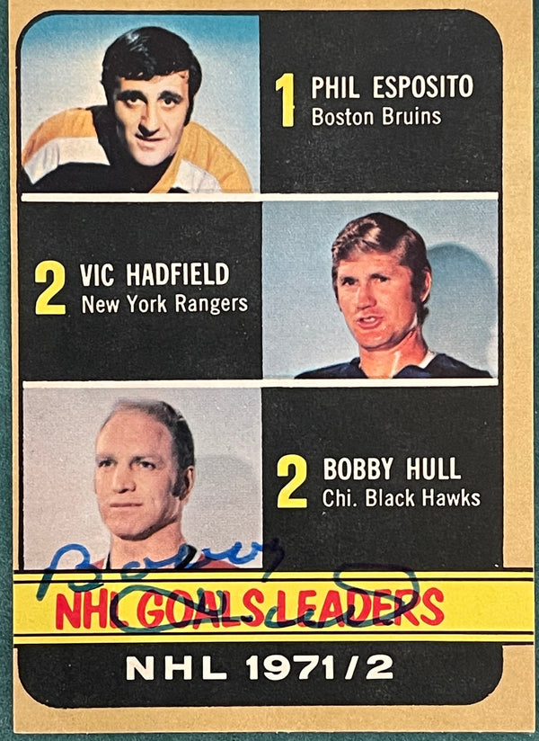 Bobby Hull Autographed 1972-73 O-Pee-Chee Card