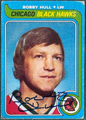 Bobby Hull Autographed 1979-80 Topps Card