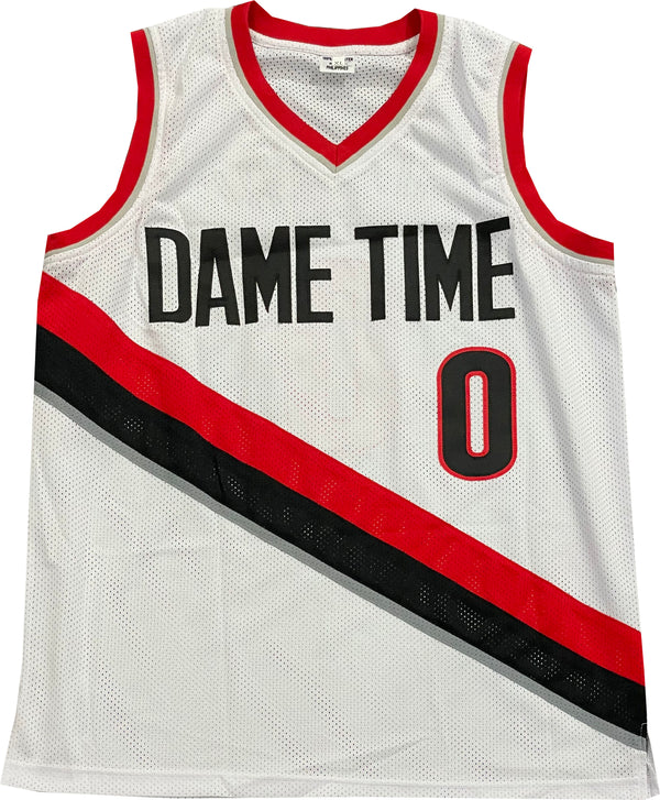 Damian Lillard Autographed Portland Trailblazers Custom Jersey (BVG)