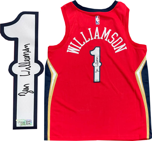 Zion Williamson Autographed New Orleans Pelicans Authentic Swingman Jersey (Fanatics)