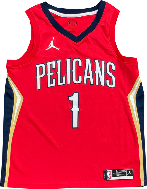 Zion Williamson Autographed New Orleans Pelicans Authentic Swingman Jersey (Fanatics)