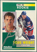 Doug Weight Autographed 1991-92 Pinnacle Card