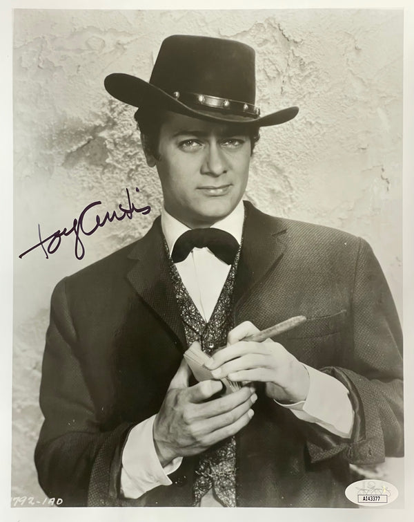 Tony Curtis Autographed 8x10 Celebrity Photo (JSA)