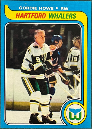 Gordie Howe Unsigned 1979-80 Topps Card