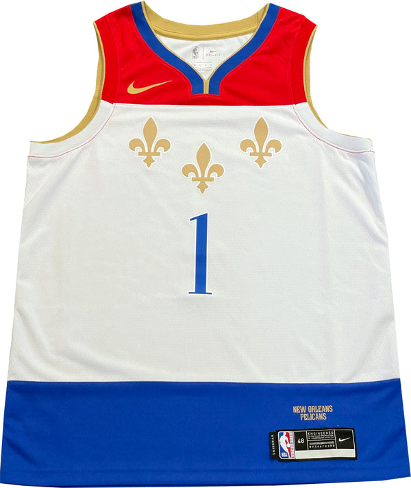 Zion Williamson Autographed New Orleans Pelicans Authentic Swingman Jersey (Fanatics)