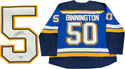 Jordan Bennington Autographed St. Louis Blues Authentic Jersey (Fanatics)