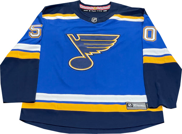 Jordan Bennington Autographed St. Louis Blues Authentic Jersey (Fanatics)