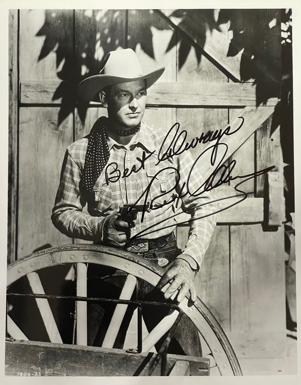 Rex Allen Autographed 8x10 Celebrity Photo