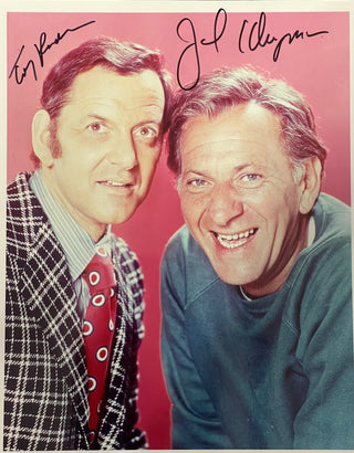 Tony Randall & Jack Klugman Autographed 8x10 Celebrity Photo