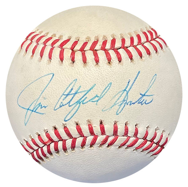 Jim Catfish Hunter Autographed Baseball (JSA)