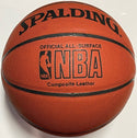 Sam Jones Autographed Spalding Indoor/Outdoor Basketball